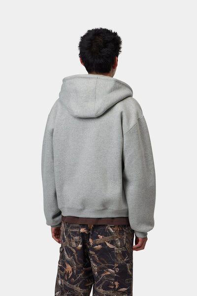 Carhartt Ebbert Hooded Jacket - Grey Heather/White