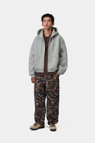 Carhartt Ebbert Hooded Jacket - Grey Heather/White