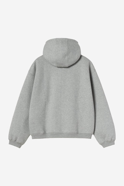 Carhartt Ebbert Hooded Jacket - Grey Heather/White