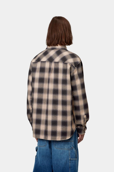 Carhartt WIP Dayne L/S Shirt - Dayne Check/Shady Purple