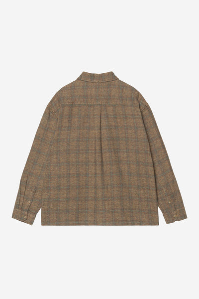 Carhartt WIP Bagley L/S Shirt - Bagley Check/H.Brown