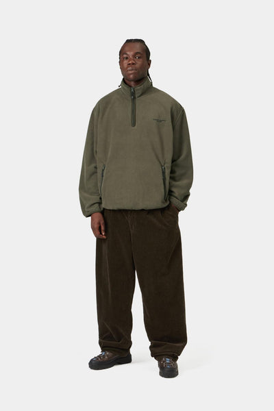 Carhartt WIP Edmore  1/2 Zip Sweat - Cypress/Black