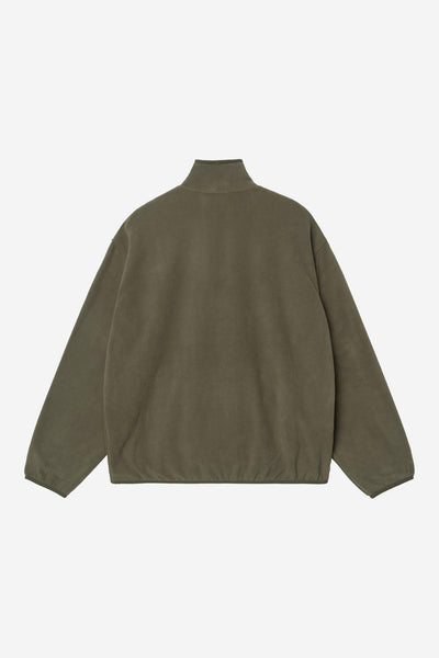 Carhartt WIP Edmore  1/2 Zip Sweat - Cypress/Black