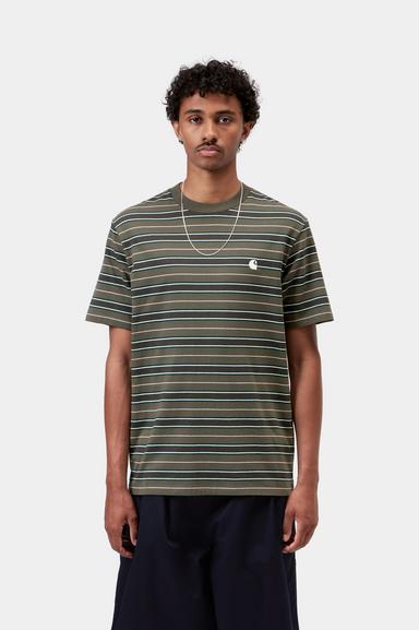 Carhartt WIP Bronson Tee - Bronson Stripe/Cypress
