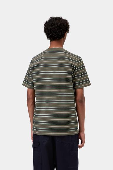 Carhartt WIP Bronson Tee - Bronson Stripe/Cypress