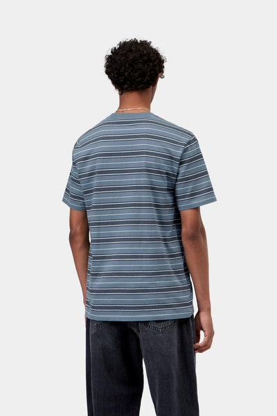Carhartt WIP Bronson Tee - Bronson Stripe/Ice Sheet