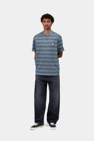 Carhartt WIP Bronson Tee - Bronson Stripe/Ice Sheet