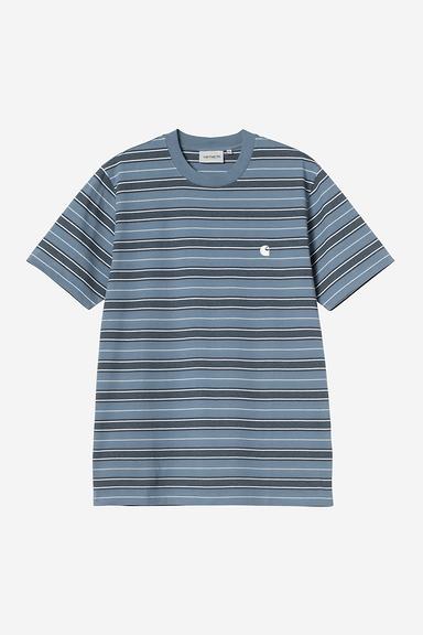 Carhartt WIP Bronson Tee - Bronson Stripe/Ice Sheet