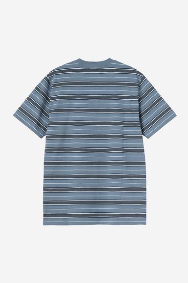 Carhartt WIP Bronson Tee - Bronson Stripe/Ice Sheet