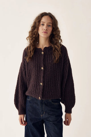 Noella - Lyvia Cardigan - Chocolate