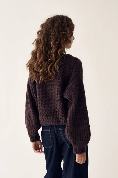 Noella - Lyvia Cardigan - Chocolate