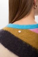 Numph - Nusuri Multi Stripe Pullover - Obsidian