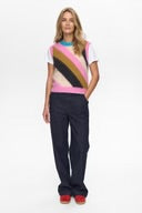 Numph - Nusuri Striped Vest - Obsidian