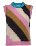 Numph - Nusuri Striped Vest - Obsidian