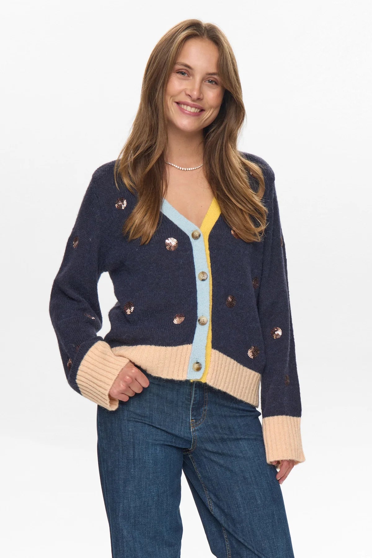 Numph - Nuatmy Cardigan - Dark Sapphire