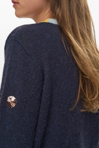 Numph - Nuatmy Cardigan - Dark Sapphire