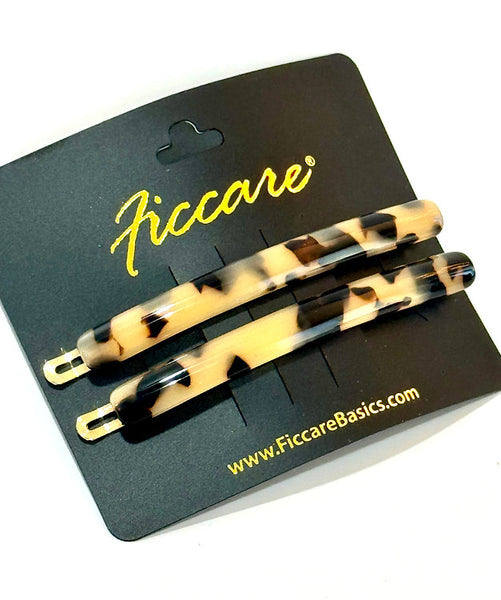 Ficcare - Harper Hair Pins - Black & Tokyo Ivory