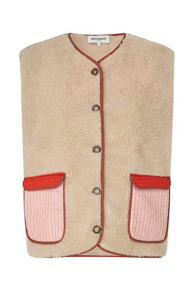 Lollys Laundry - Jacell Vest - Sand