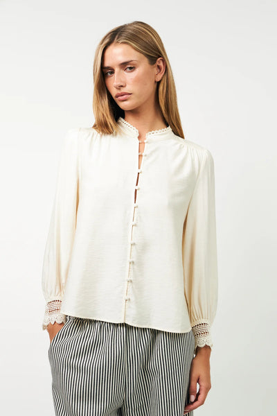 Lollys Laundry - Lucell Shirt - Creme