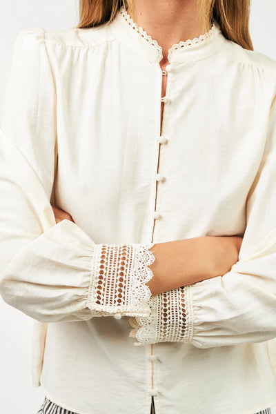 Lollys Laundry - Lucell Shirt - Creme
