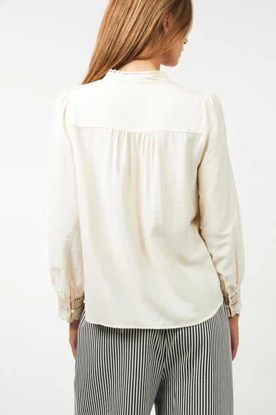 Lollys Laundry - Lucell Shirt - Creme