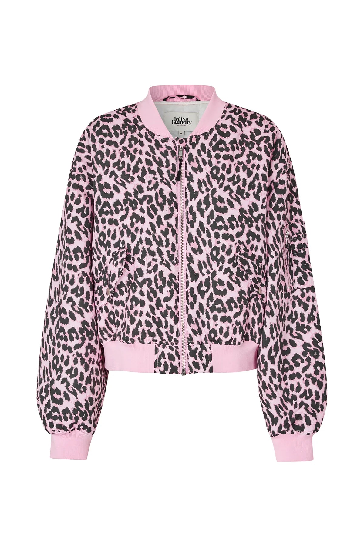 Lollys Laundry - Liwll Bomber Jacket - Pink Leopard