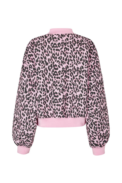 Lollys Laundry - Liwll Bomber Jacket - Pink Leopard