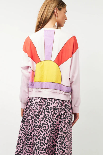 Lollys Laundry - Sydneyll Sunset Sweatshirt - Light Pink