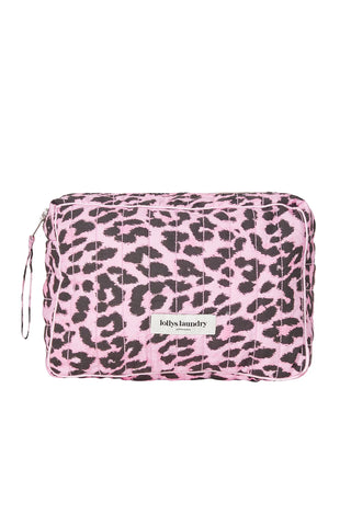 Lollys Laundry - Seall Toiletry Bag - Pink Leopard
