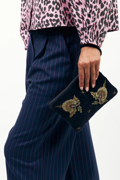 Lollys Laundry - Miall Makeup Bag - Dark Blue