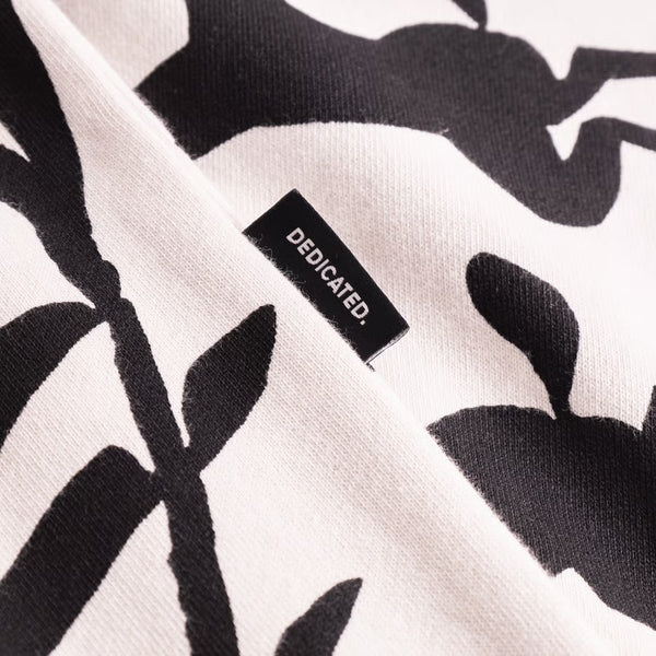 Dedicated - Ystad Sweatshirt - Papercut Horses - Oat White