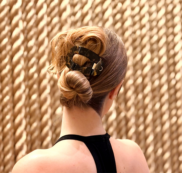Ficcare - Ohana Oval Yoga Jaw Clip - Yellow Tokyo