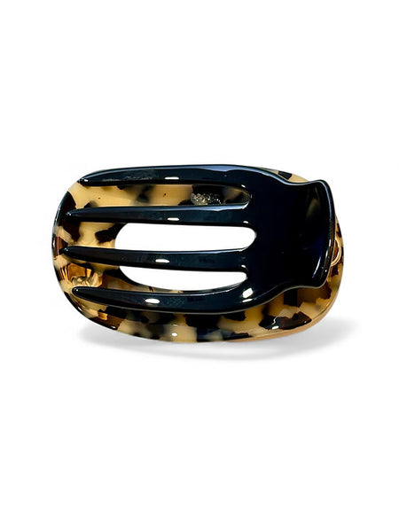 Ficcare - Ohana Oval Yoga Jaw Clip - Yellow Tokyo