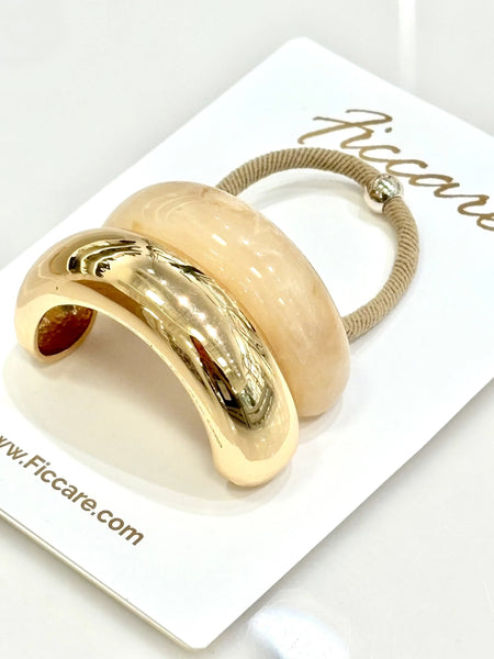 Ficcare - Melody Resin Pony Bar - Peachy/Gold