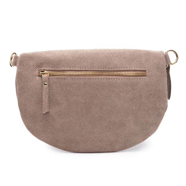 Elie Beaumont’s - Slingbag Suede Large - Taupe