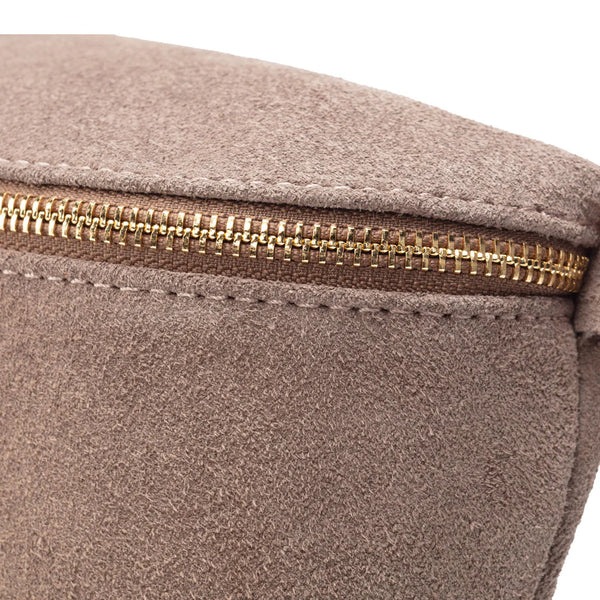 Elie Beaumont’s - Slingbag Suede Large - Taupe