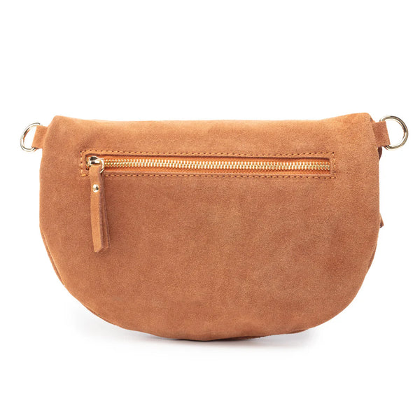 Elie Beaumont - Slingbag Suede Large - Tan