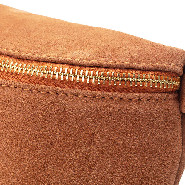 Elie Beaumont - Slingbag Suede Large - Tan