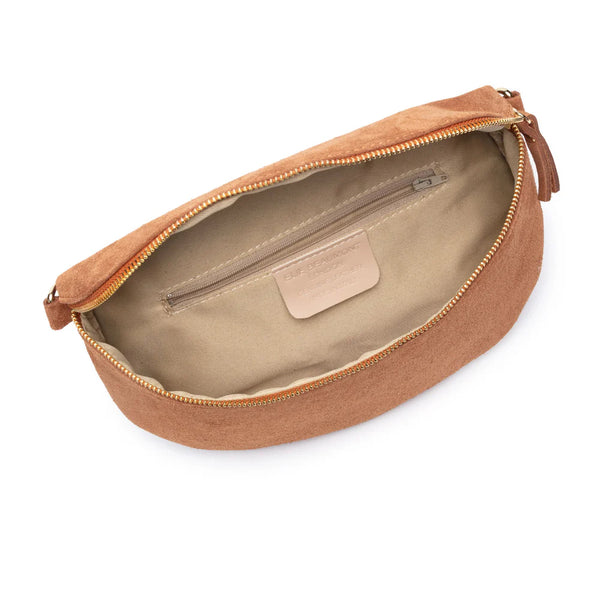 Elie Beaumont - Slingbag Suede Large - Tan