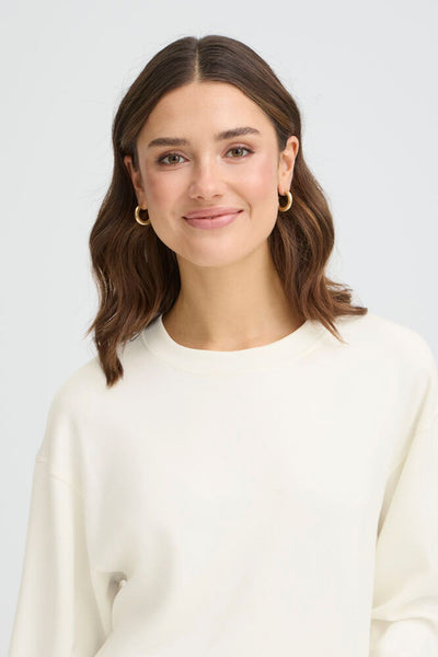 Fransa - Fraurora Pullover 7 - Whisper White