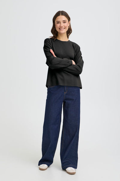 Fransa - Fraurora Pullover 7 - Black