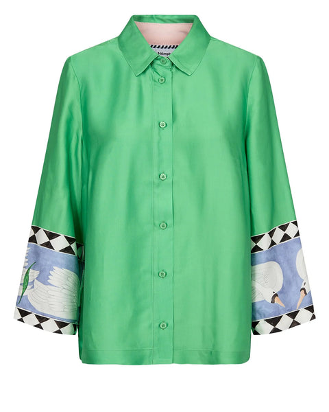 Numph - Nuadelina Shirt - Vibrant Green