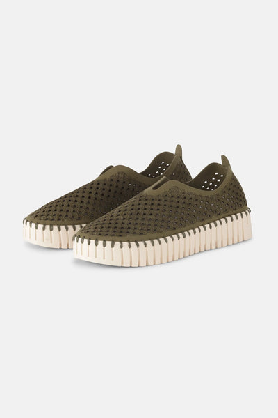 Ilse Jacobsen - Tulip Platform Shoe - Deep Olive