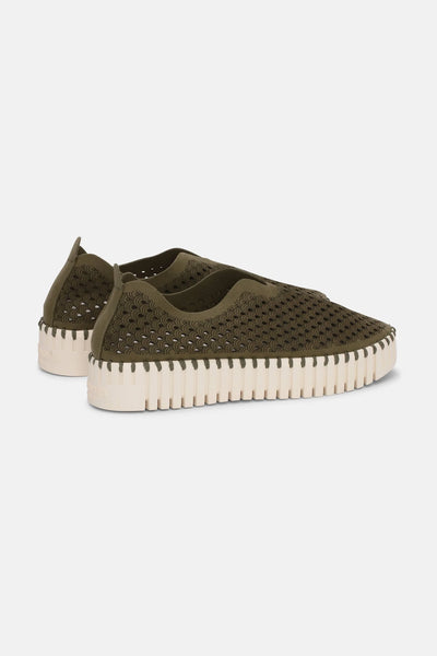 Ilse Jacobsen - Tulip Platform Shoe - Deep Olive