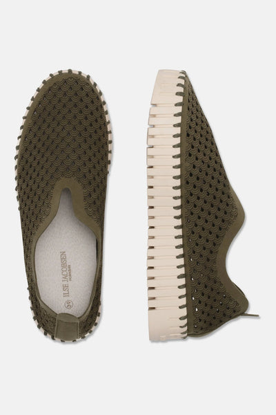 Ilse Jacobsen - Tulip Platform Shoe - Deep Olive