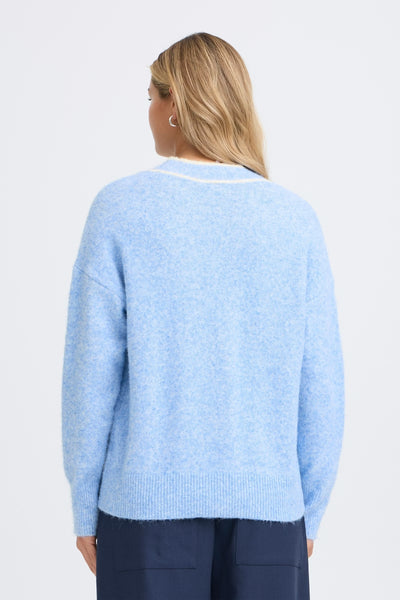 Fransa - Frkendra Cardigan - Della Robbia Blue
