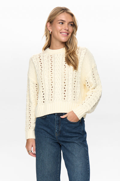 Numph - Nuremi Pullover - Pristine