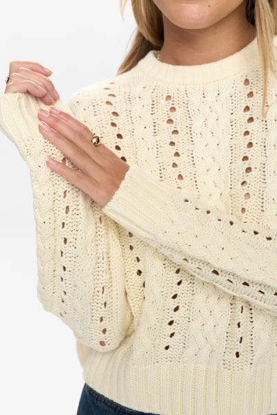 Numph - Nuremi Pullover - Pristine