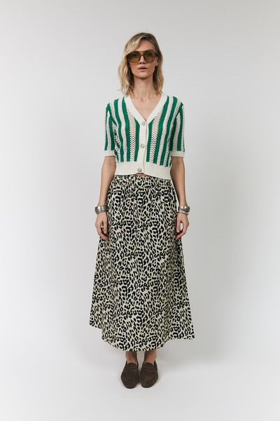 Lollys Laundry - Sivall Knit Cardigan - Green