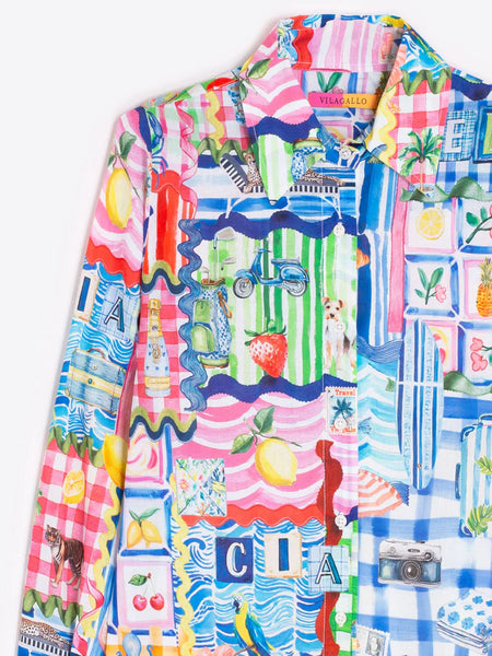Vilagallo - Capri Summer Shirt - Multi